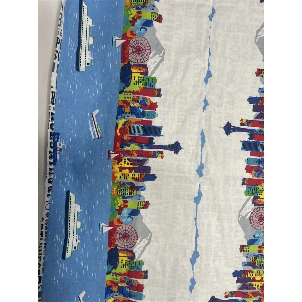 Unique Quirky Table runner  46” Rainbow Seattle Table Runner Artsy